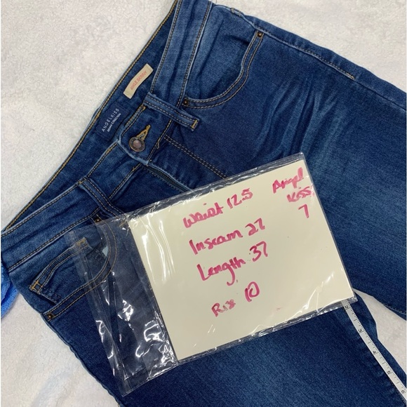 Angel Kiss EUC Dark Denim Highrise Ankle Skinny Jeans size 7 - Picture 7 of 7